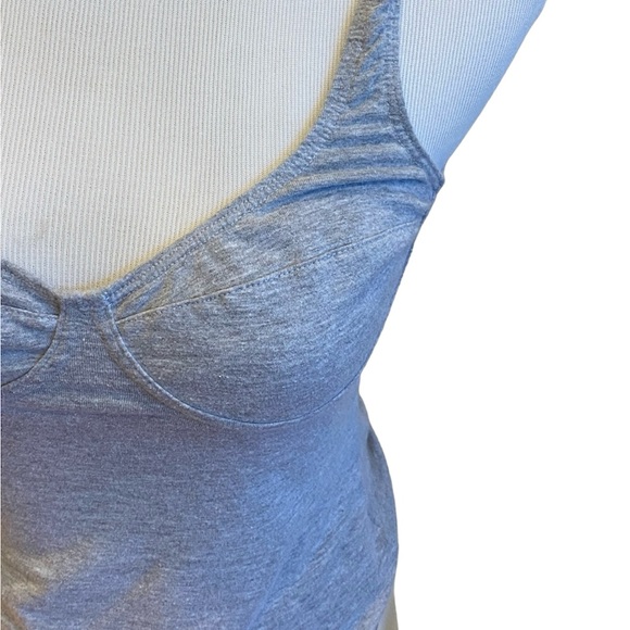 Urban Outfitters Gray Cami Tank Top Bra Cup Shirt S - Picture 2 of 5